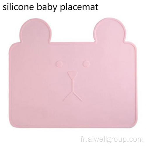 Dessin animé mignon lapin bébé farine de repas en silicone